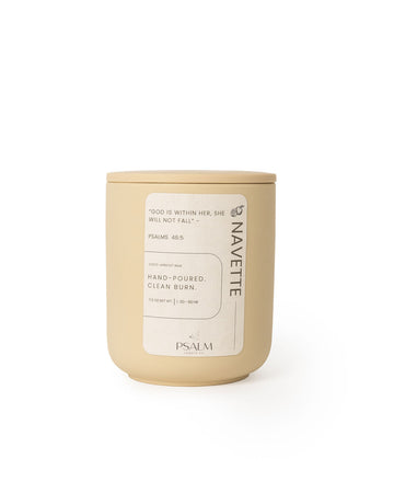 Navette - 11.5 oz Coconut-Apricot wax Candle