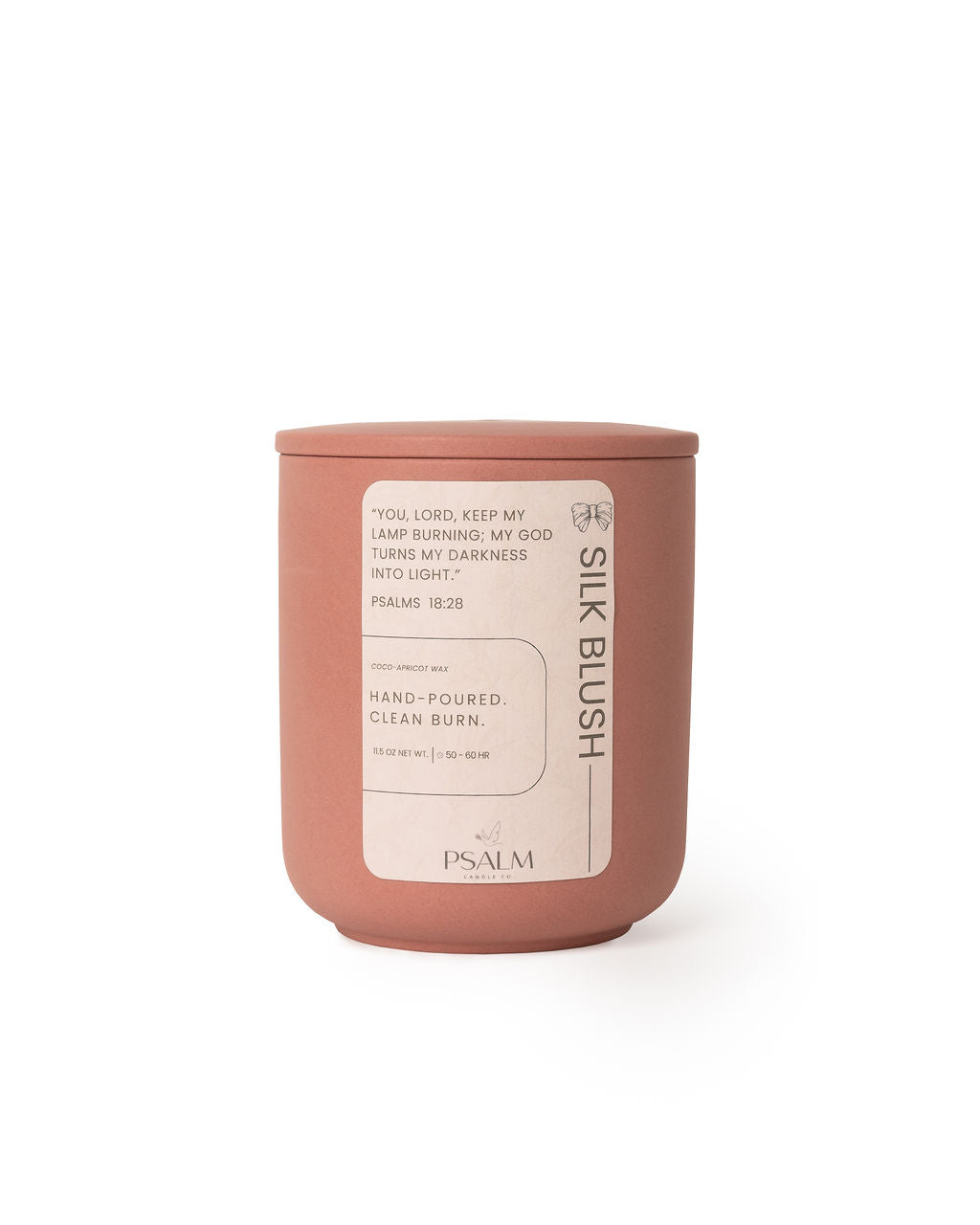 Silk Blush - 11.5 oz Coconut-Apricot Wax Candle